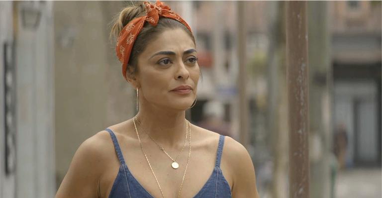 A Dona do Pedaço: Maria da Paz dá dinheiro para Régis ao ficar rica