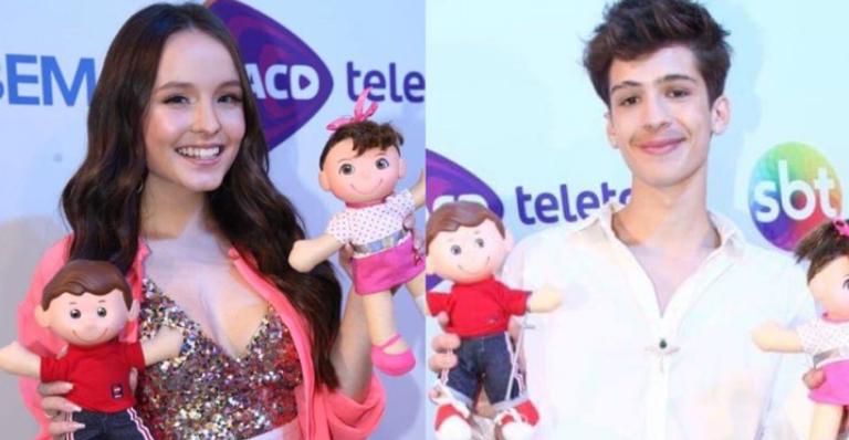 Internautas brincam que SBT não superou o fim do relacionamento de Larissa Manoela e João Guilherme
