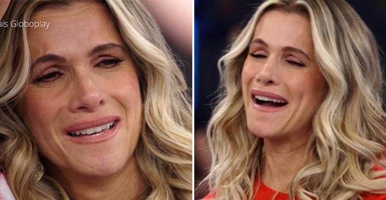 No Domingão, Ingrid Guimarães se emociona com homenagem de Heloísa Périssé