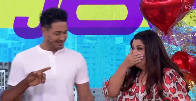 Fabiana Karla é pedida em casamento ao vivo no ‘Se Joga’