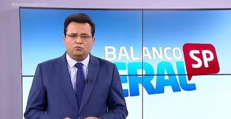 Geraldo Luís passa mal ao vivo e é substituído no Balanço Geral