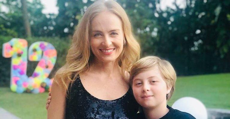Angélica comemora 12 anos do filho Benício com festa íntima em sua mansão