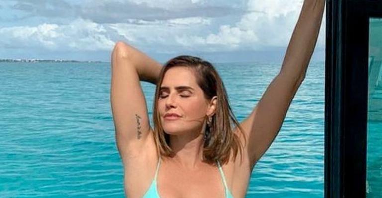 Após viagem para Cancún, Deborah Secco comemora volta à rotina: ”Rotina preferida”