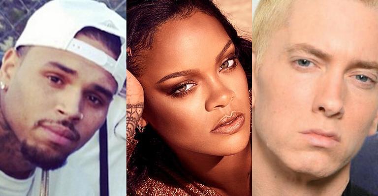 Eminem teria apoiado agressão de Chris Brown contra Rihanna em trecho de música