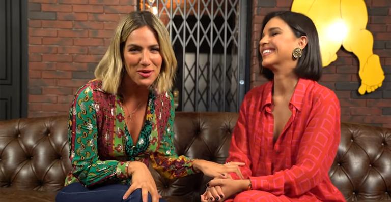 Giovanna Ewbank e Mariana Rios discutem em jogo de música
