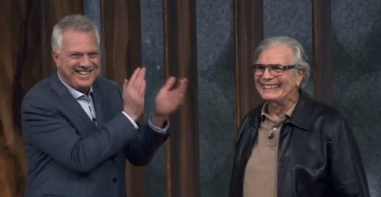 Em entrevista com Bial, Tarcísio Meira relembra início em novelas: ”Os homens me odiavam”