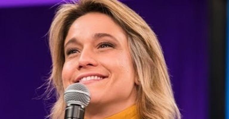 Fernanda Gentil posta clique relembrando gravidez: ”Explosão de amor”