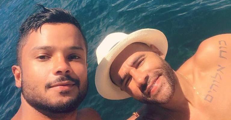 Rodrigo Sant’Anna posta foto e marido brinca: ”Queria textão”