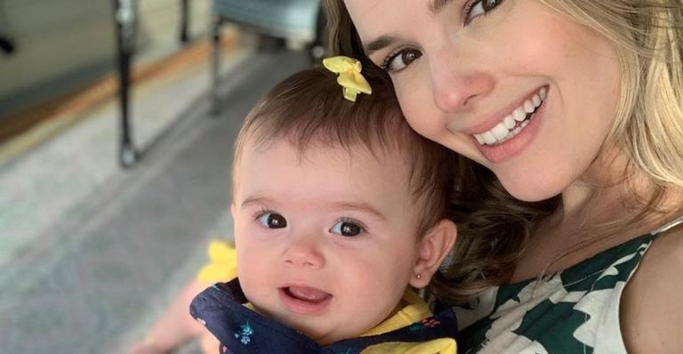 Thaeme surpreende ao revelar que Liz está começando a falar: ”Te amo pra sempre”