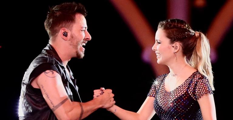 Sandy e Junior se emocionam em último show da turnê ‘Nossa História’