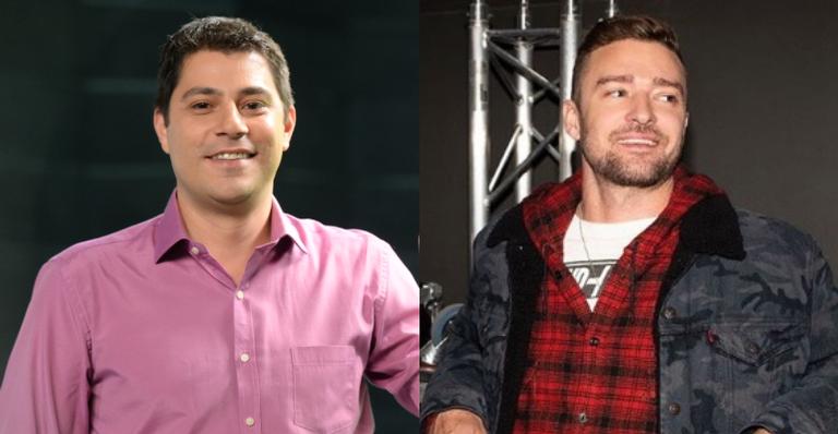 Evaristo Costa posa com espelhos e fãs disparam: ”Parece o Justin Timberlake no clipe de Mirrors”