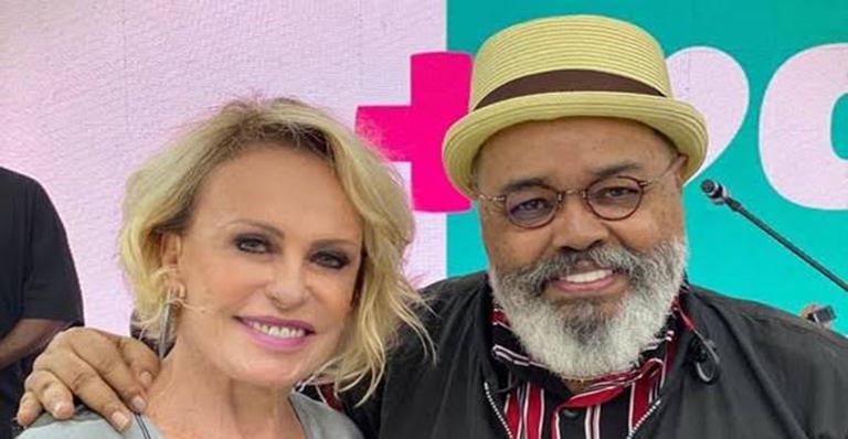 Ana Maria Braga se emociona ao ouvir música de Jorge Aragão no ”Mais Você”