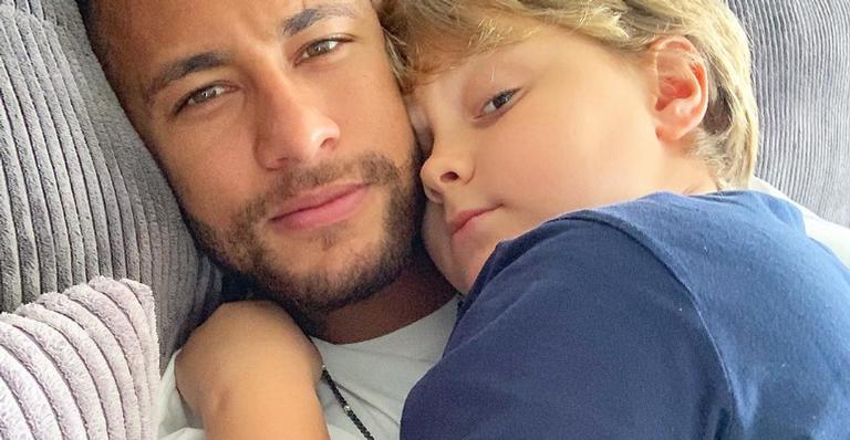 Neymar Jr. compartilha clique de Davi Lucca mandando beijo e encanta a web: ”Narizinho rosa”