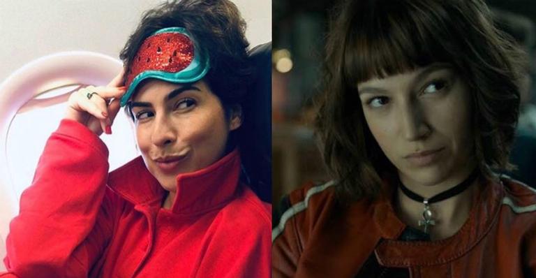 Fernanda Paes Leme compartilha foto e seguidores a comparam com Tóquio de La Casa de Papel