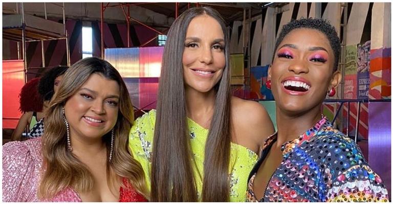 Ivete Sangalo compartilha foto com Preta Gil e Erika Januza: ”Um encontro de amor”