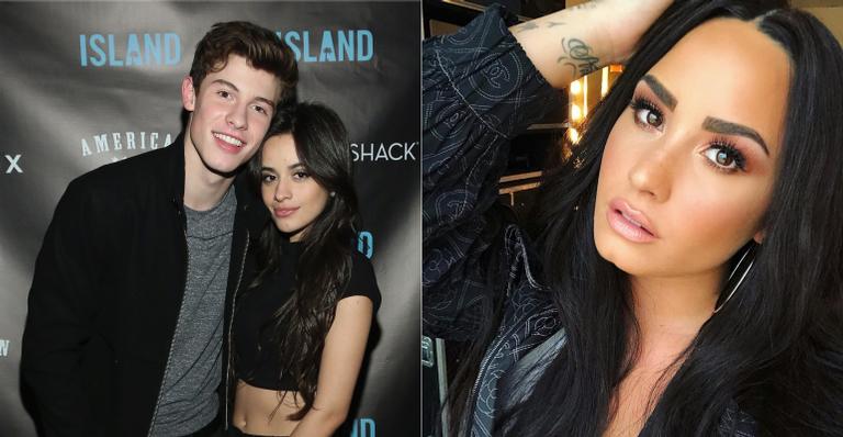 Shawn Mendes e Camila Cabello enviam presente especial com mensagem carinhosa para Demi Lovato