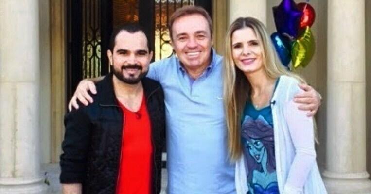 Luciano Camargo relembra momento com Gugu Liberato e deseja: ”Que Jesus opere um milagre”
