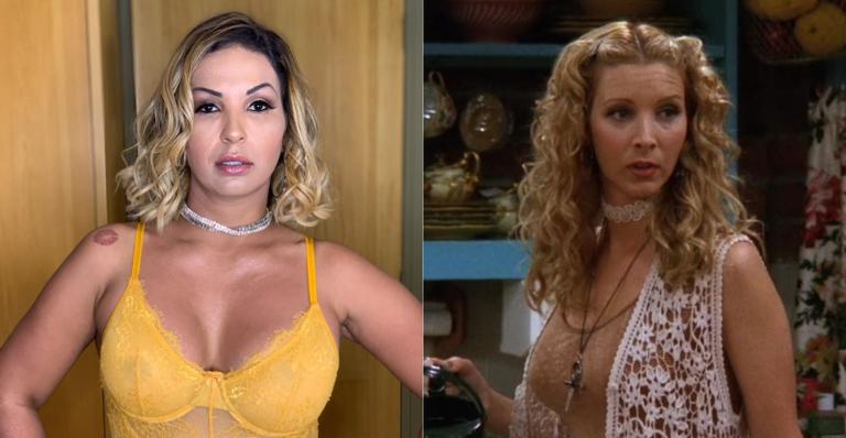 Valesca Popozuda compartilha vídeo hilário com personagem de Friends e dispara: ”Dona do canil”