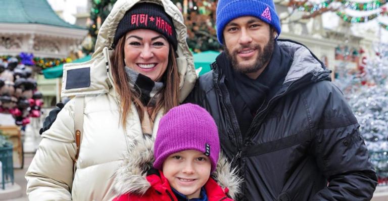 Davi Lucca faz brincadeira com mãe de Neymar Jr. e diverte o jogador: ”Trolando a vovó”