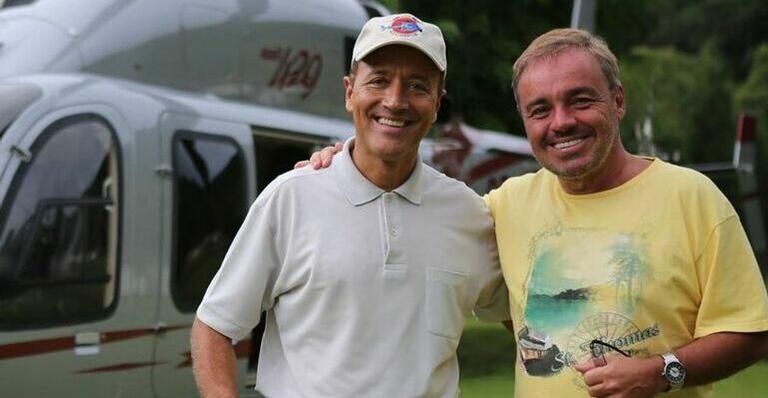 Comandante Hamilton fica muito emocionado ao falar de Gugu e precisa pousar helicóptero
