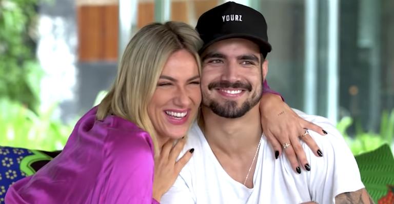 Giovanna Ewbank e Caio Castro relembram como se conheceram e contam que Bruno Gagliasso tinha ciúmes