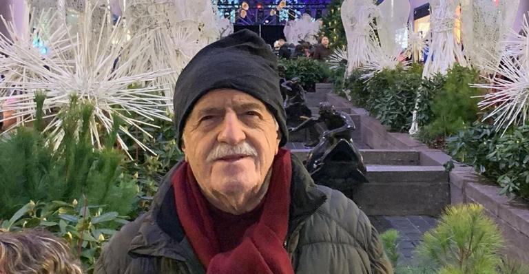 Após fim da novela, Ary Fontoura curte suas férias em Nova York