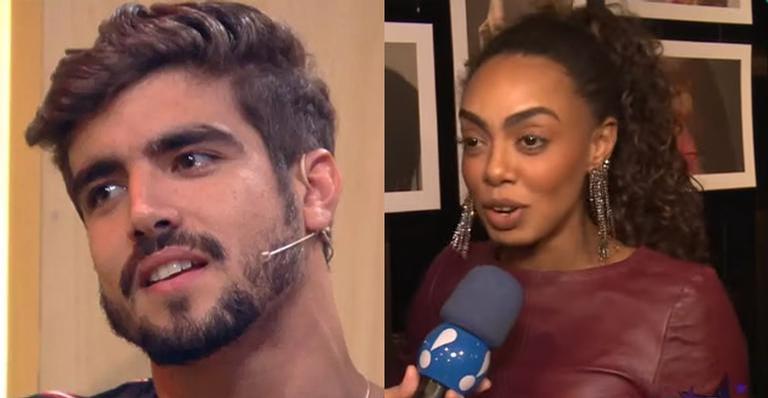 Dandara Mariana fica constrangida ao ser questionada sobre romance com Caio Castro