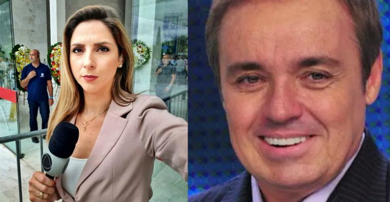No velório de Gugu, repórter Merie Gervasio se despede do apresentador: ”Era amor”