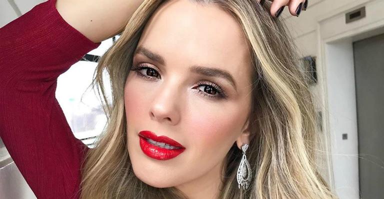 Thaeme Mariôto relembra barrigão de grávida e fãs elogiam: ”Tão linda”
