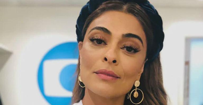 Juliana Paes exibe pernas malhadas em clique de maiô e é elogiada por internautas: ”Deusa”