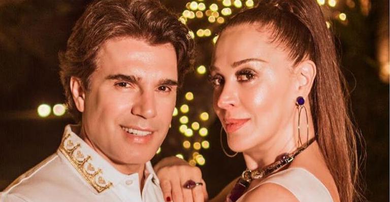 Claudia Raia se declara ao marido na renovação dos votos de casamento
