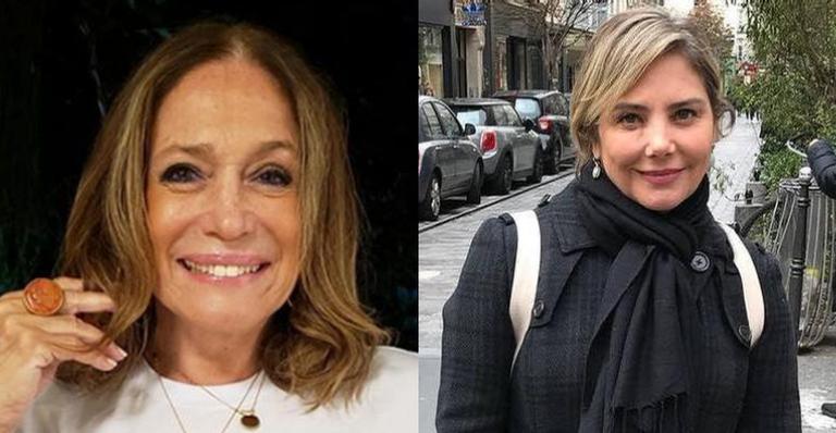 Susana Vieira surge ao lado de Heloisa Périssé e declara: ”Que felicidade estarmos bem”