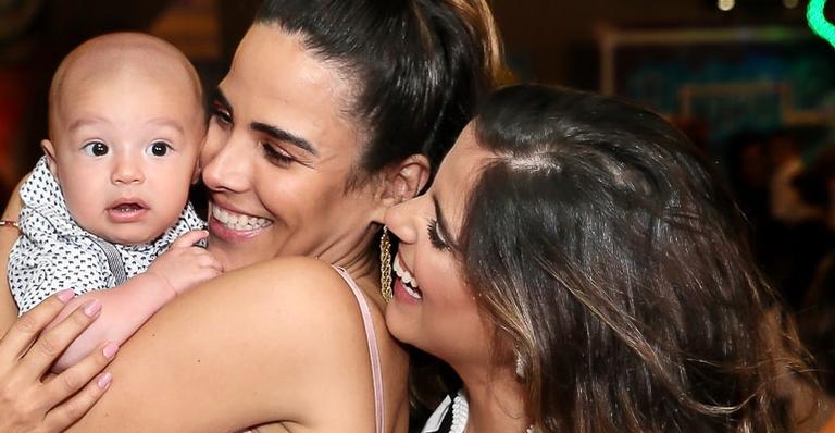 Filho de Camilla Camargo rouba a cena com look fofíssimo no aniversário do filho de Wanessa Camargo