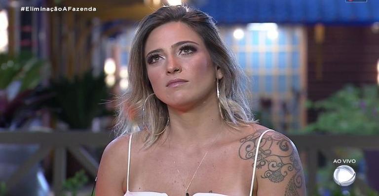 A Fazenda: Tati Dias desabafa após brigas na última festa do reality ”Sabia que seria atacada”