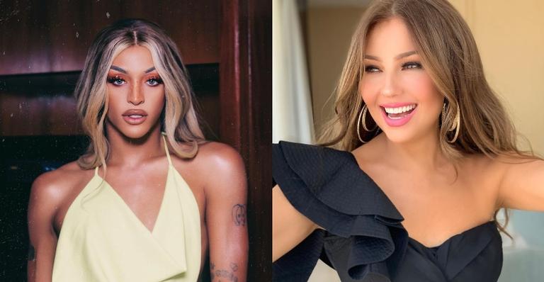 Pabllo Vittar e Thalia gravam videoclipe nos Estados Unidos e surpreendem fãs