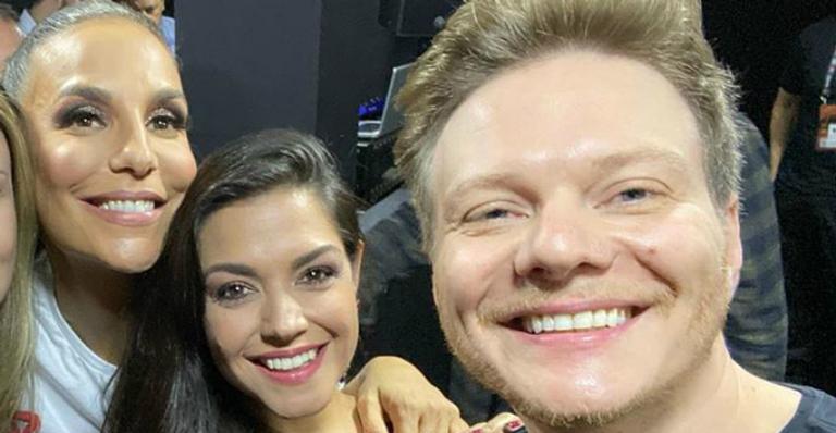 Michel Teló e Thaís Fersoza prestigiam Ivete Sangalo em show São Paulo ”Festa sensacional”