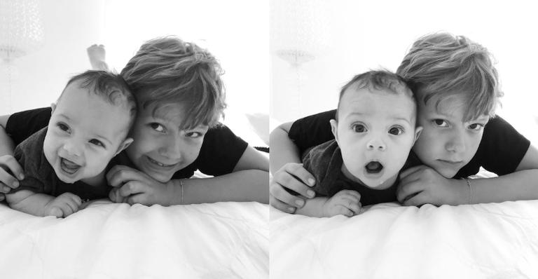 Filho de Neymar Jr. faz brincadeira hilária com a foto do irmão e diverte Carol Dantas