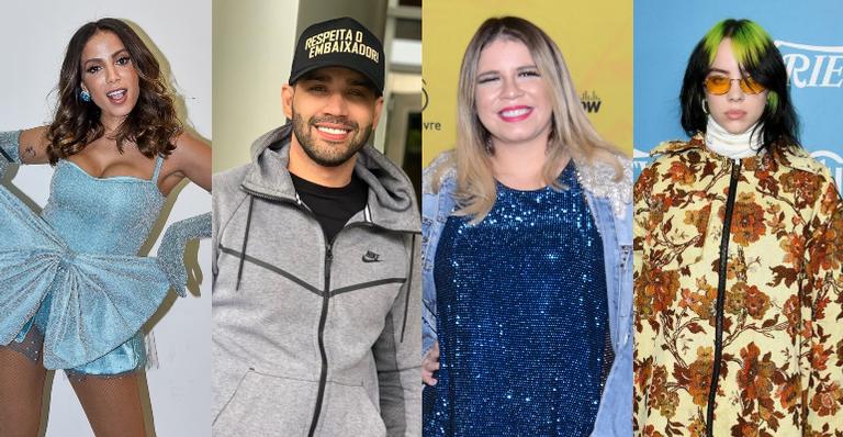 Retrospectiva: Confira a lista com os 10 artistas mais buscados de 2019