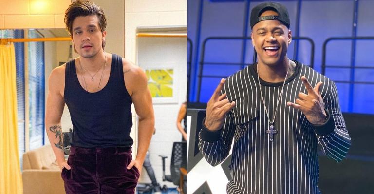 Luan Santana surge no estúdio e responde Léo Santana: ”Nosso hit tá pronto, xará”
