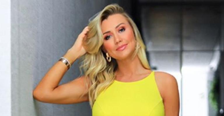 Ana Paula Siebert mostra barriguinha de grávida e reflete: ”Nunca me senti tão feliz”