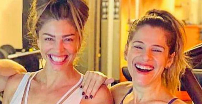 Sem moleza! Grazi Massafera e Ingrid Guimarães treinam juntas na Véspera de Natal