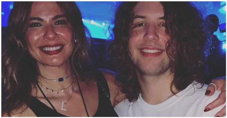 Luciana Gimenez posta vídeo em clima natalino ao lado do filho Lucas Jagger