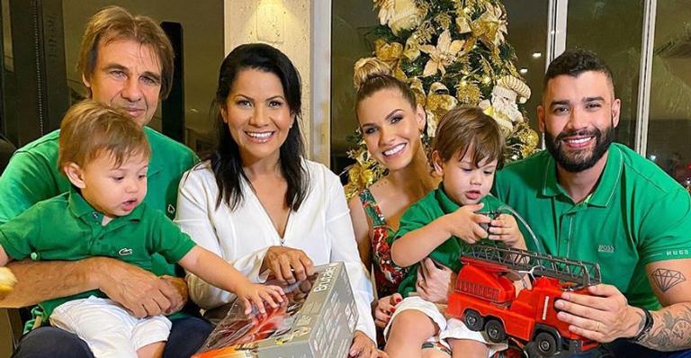 Andressa Suita revela qual foi o melhor presente de Natal da família e encanta a web