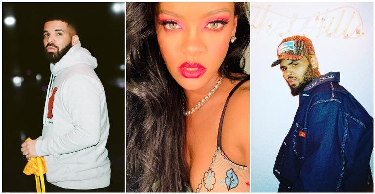 Drake fala sobre Rihanna ao revelar que fez as pazes com Chris Brown: ”Crescemos”