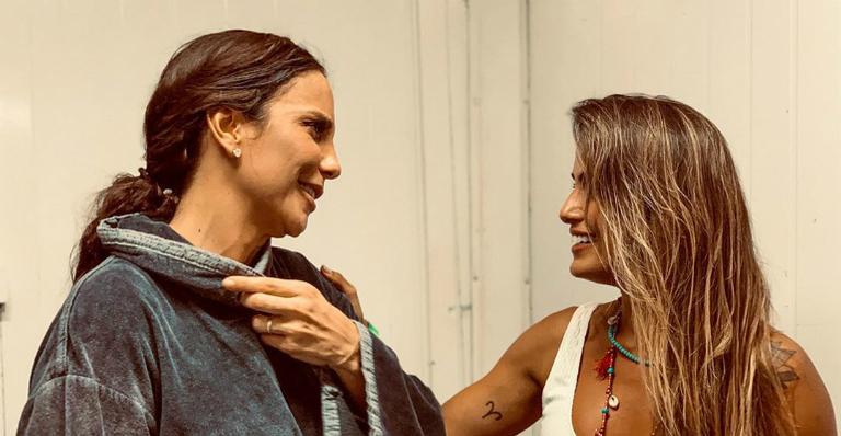 Em Itacaré, ex-BBB Carol Peixinho encontra Ivete Sangalo e declara: ”Foi sensacional”