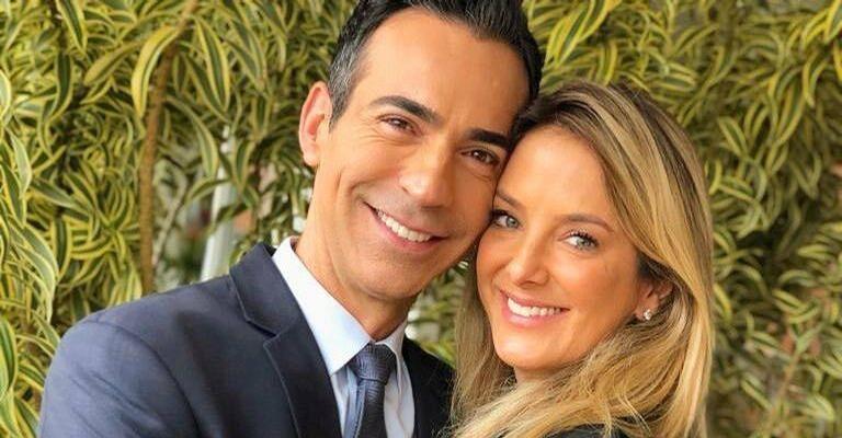 Decotadíssima, Ticiane Pinheiro se declara para César Tralli na web