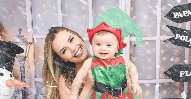 Thaeme Mariôto compartilha registro da primogênita e deseja feliz Ano Novo nas redes