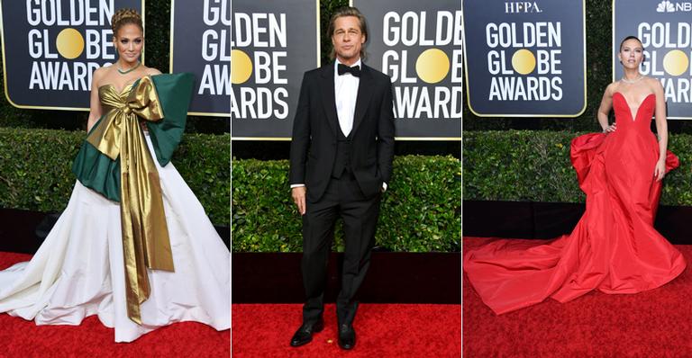 Veja o look dos famosos no tapete vermelho do Globo de Ouro 2020