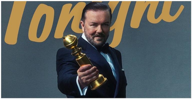 Ricky Gervais gera polêmica com seu discurso de abertura no Globo de Ouro