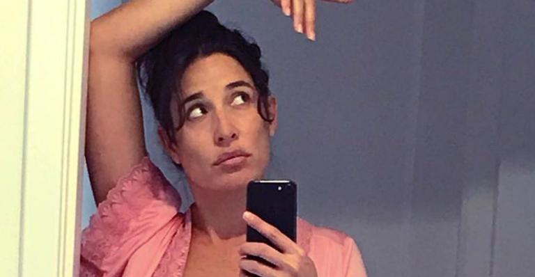 Exibindo o barrigão, Giselle Itié faz desabafo sobre a gravidez na web: ”Se tu soubesse”